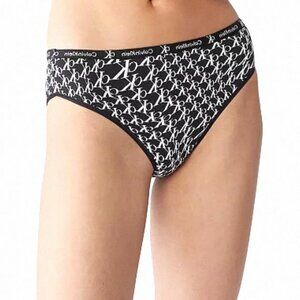 Calvin Klein 1996 Modern Bikini Cotton Stretch QD3988-003 Women's Black White